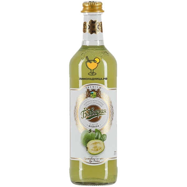 Лимонад «Бавария» Premium со вкусом фейхоа, 0,5 л, стекло - купить в интернет магазине лимонадница.рф в Москве