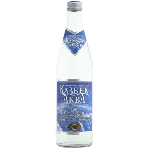 Вода питьевая «Казбек Аква», 0,5 л, стекло - купить в интернет магазине лимонадница.рф в Москве
