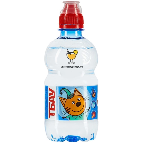 Вода питьевая «ТБАУ» детская «Три кота», 0,33 л, пэт - купить в интернет магазине лимонадница.рф в Москве