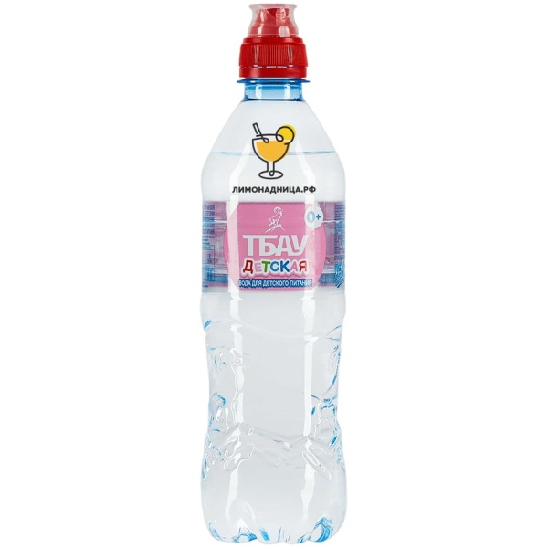 Вода питьевая «ТБАУ» детская, 0,5 л, пэт - купить в интернет магазине лимонадница.рф в Москве