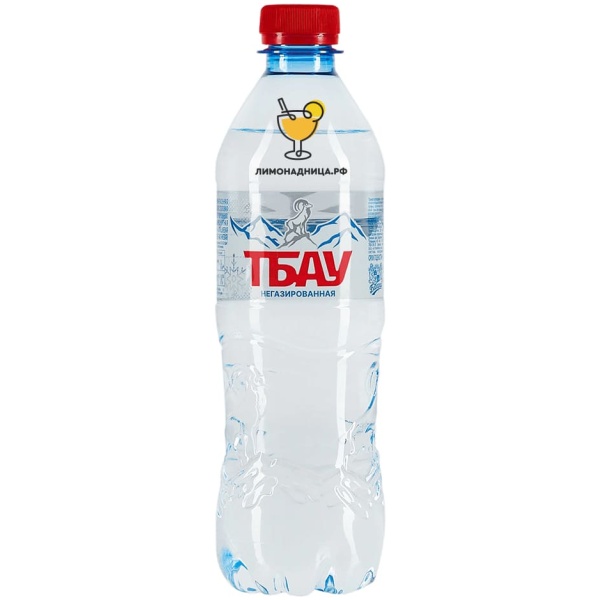 Вода питьевая «ТБАУ» негазированная 0,5 л, пэт - купить в интернет магазине лимонадница.рф в Москве